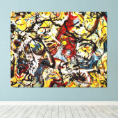 J. P. – 注Iを含むコンポジション – 1943 - キャンバスプリント (インサイチュ (ウッドフロア))