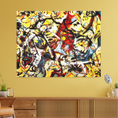 J. P. – 注Iを含むコンポジション – 1943 - キャンバスプリント (インサイチュ (リビング))