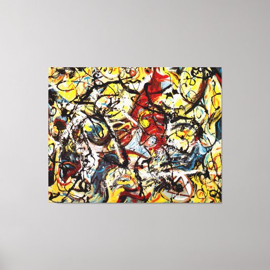 J. P. – 注Iを含むコンポジション – 1943 - キャンバスプリント (正面)