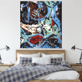 J. P. – 注IIを含むコンポジション – 1943 - キャンバスプリント (インサイチュ (寝室))