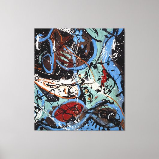 J. P. – 注IIを含むコンポジション – 1943 - キャンバスプリント (正面)