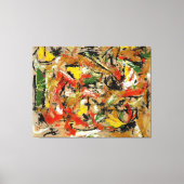 J. P. – 無題 – 1953-54 -抽象芸術表現主義 キャンバスプリント (正面)