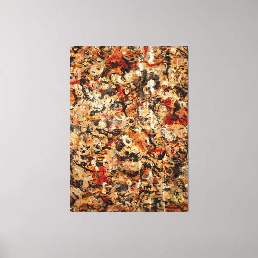 J. P. – 無題 – c.1945-1949 – アクショ絵を描ン –  キャンバスプリント (正面)