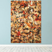 J. P. – 無題 – c.1945-1949 – アクショ絵を描ン –  キャンバスプリント (インサイチュ (ウッドフロア))