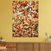 J. P. – 無題 – c.1945-1949 – アクショ絵を描ン –  キャンバスプリント (インサイチュ (リビング))