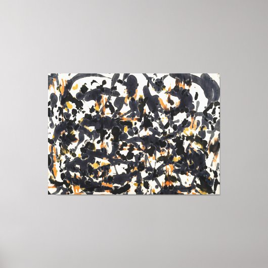 J. P. – 無題 – c.1951 -抽象芸術- キャンバスプリント (正面)