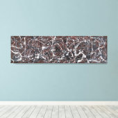 J. P. – 番号13Aアラベスク – 1948 -抽象芸術アート キャンバスプリント (インサイチュ (ウッドフロア))