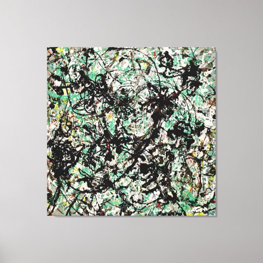 J. P. – 番号15 - 1950 – アクショ絵画ン – キャンバスプリント (正面)