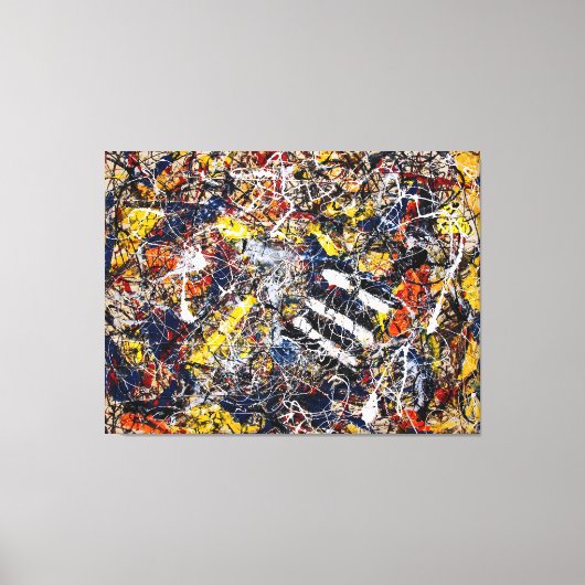 J. P. – 番号17A - 1948 – アクショ絵画ン – キャンバスプリント (正面)