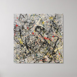 J. P. – 番号18 - 1950 – アクショ絵画ン –  キャンバスプリント