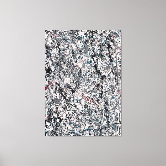 J. P. – 番号19 - 1948 – アクショ絵画ン –  キャンバスプリント (正面)