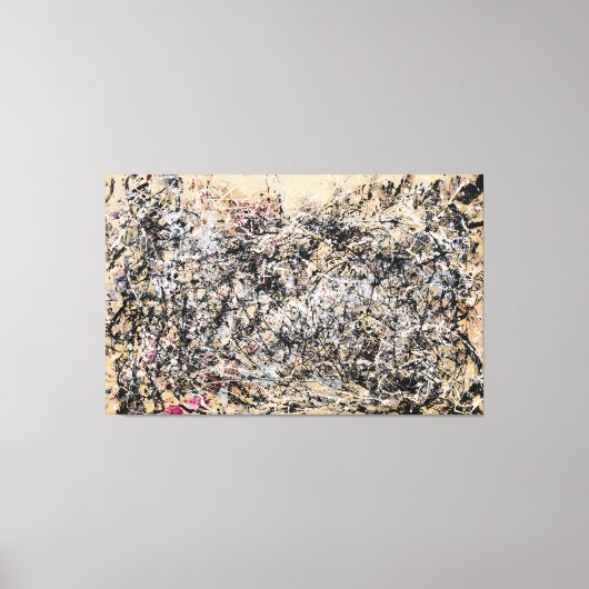 J. P. – 番号1A - 1948 – アクショ絵画ン –  キャンバスプリント (正面)