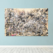 J. P. – 番号1A - 1948 – アクショ絵画ン –  キャンバスプリント (インサイチュ (ウッドフロア))