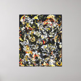 J. P. – 番号4 - 1951 – アクショ絵を描ン – キャンバスプリント