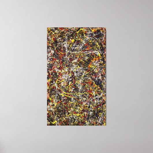 J. P. – 番号5 - 1948 – アクショ絵を描ン –  キャンバスプリント (正面)