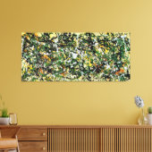 J. P. – 番号8 - 1949 – アクショ絵を描ン – キャンバスプリント (インサイチュ (リビング))