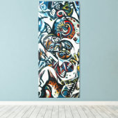 J. P. -誕生- c.1941 -抽象芸術表現主義 – キャンバスプリント (インサイチュ (ウッドフロア))