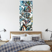 J. P. -誕生- c.1941 -抽象芸術表現主義 – キャンバスプリント (インサイチュ (寝室))