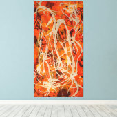 J. P. – 赤の縦組み合わせ5 - 1950 - キャンバスプリント (インサイチュ (ウッドフロア))