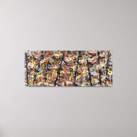 J. P. – 青い極（数値11） - 1952 - キャンバスプリント (正面)