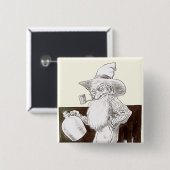 J P Bernardの酒類密売者(セピア色) 缶バッジ (正面&裏面)