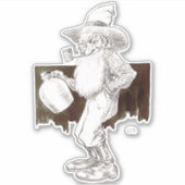 J P Bernard Moonshinerカスタム – カットビニールステッカー シール (正面)