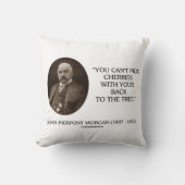 J.P. Morgan木に戻ってさくらんぼを選択できない クッション (正面)