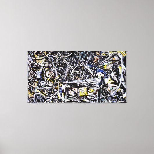 J. P. - NIGHT MIST - 1944-1945 -抽象芸術- キャンバスプリント (正面)
