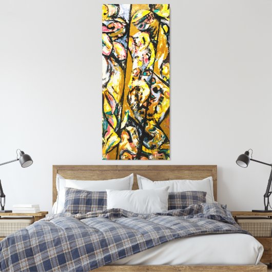 J. P. - RITUAL - 1953 - Abstract Expressionism - キャンバスプリント (インサイチュ (寝室))