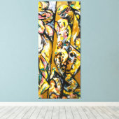 J. P. - RITUAL - 1953 - Abstract Expressionism - キャンバスプリント (インサイチュ (ウッドフロア))