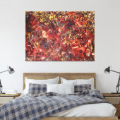 J. P. -'s A 絵画 - 1950 -抽象芸術表現主義 キャンバスプリント (インサイチュ (寝室))