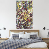 J. P. - TROUBLED QUEEN - 1945 -抽象芸術- キャンバスプリント (インサイチュ (寝室))