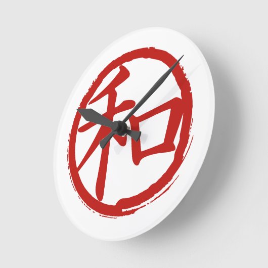 J-Peace ラウンド壁時計 (傾斜)