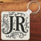J.R Initials with Decor キーホルダー (裏面)