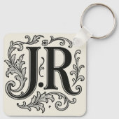 J.R Initials with Decor キーホルダー (裏面)