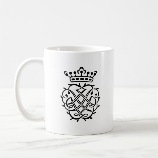 J.S.バッハのシール コーヒーマグカップ (左)