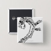 J.S.バッハのチェロスイート 缶バッジ (正面&裏面)