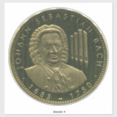 j.S.バッハ有機論文集メダリオン シール (シート)