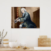 J.S. バッハ ポスター (キッチン)