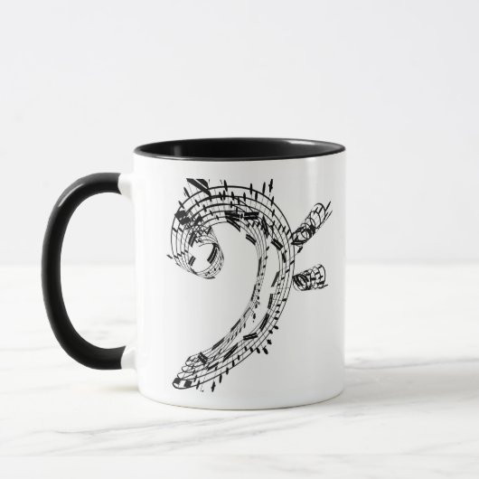 J.S.Bachのチェロの続き マグカップ (左)