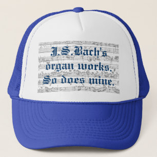 J.S.bach器官の仕事 キャップ
