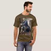 J. S. Bach 1685 - 1750シルバーマンのオルガン Tシャツ (正面フル)