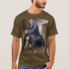 J. S. Bach 1685 - 1750シルバーマンのオルガン Tシャツ