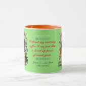 J.S. Bach Baachのおもしろいなヒツジのすばらしい動物作曲家 マグカップ (中央)