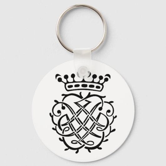 J.S. Bach seal キーホルダー (正面)