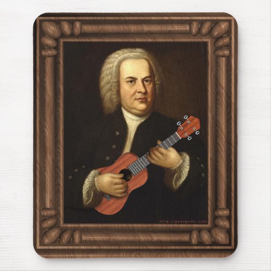 J.S. UkeのBach マウスパッド (正面)