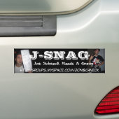J-SNAG バンパーステッカー (車上)