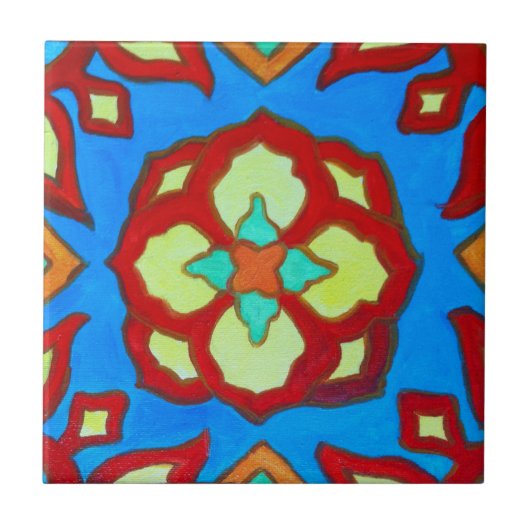 J TitchenalによるサンタCatalinaの島のはすタイル タイル (正面)