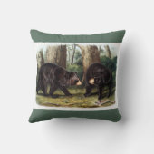 J.W. Audubon - Ursus Americanus (Black Bear) クッション (裏面)