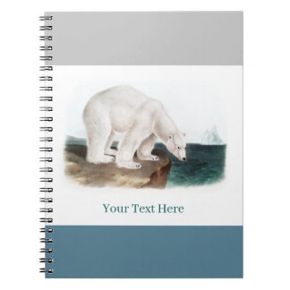 J.W. Audubon - Ursus Maritimus (Polar Bear) ノートブック